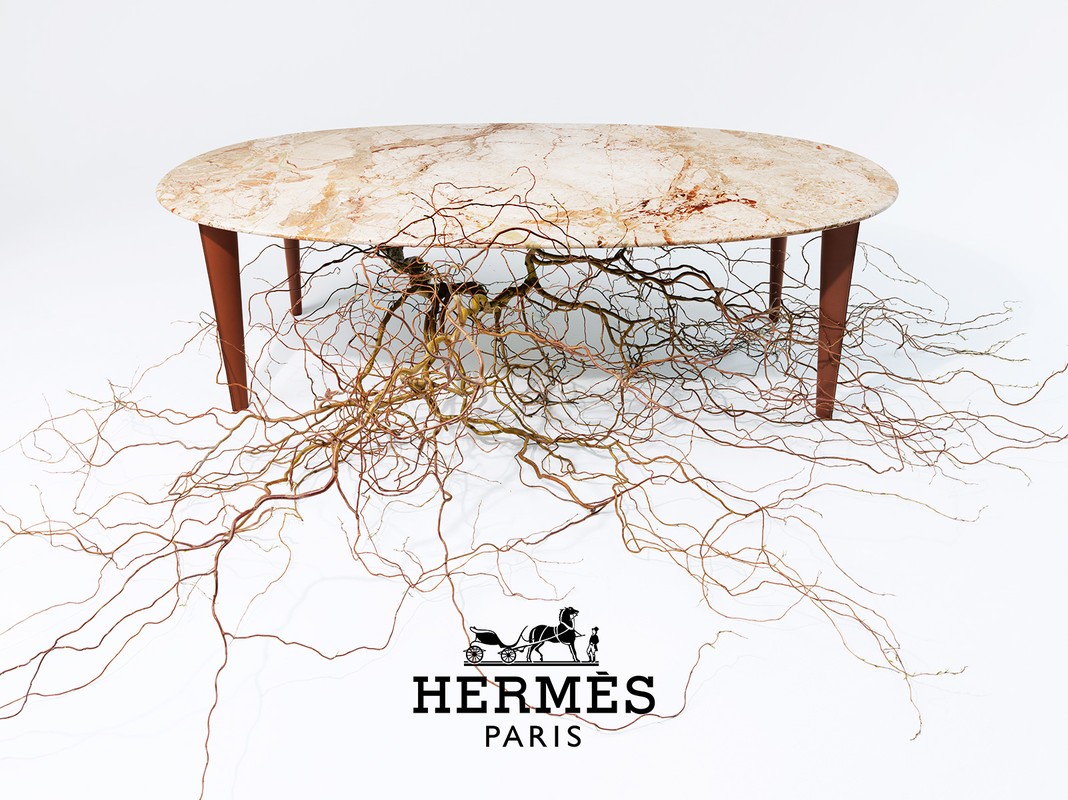 Metiers oval table