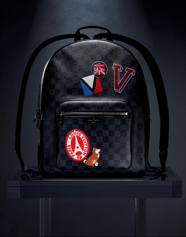 LOUIS VUITTON Damier Graphite My LV World Tour Josh Backpack